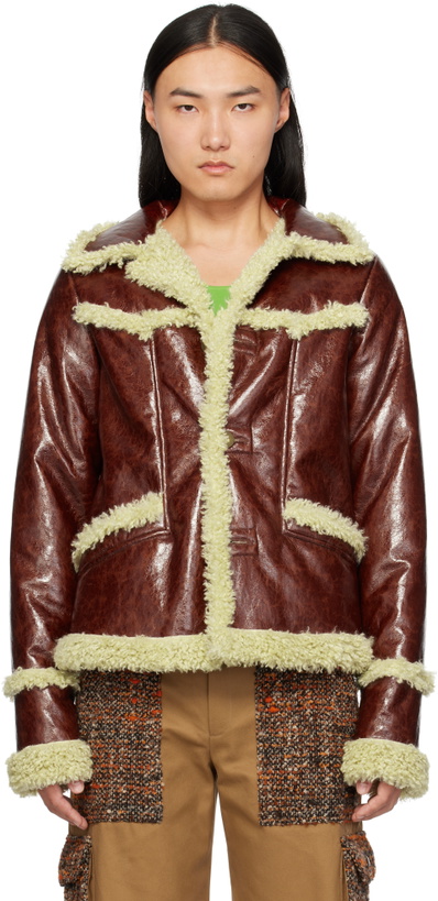 Photo: Anna Sui SSENSE Exclusive Brown Runway Jacket