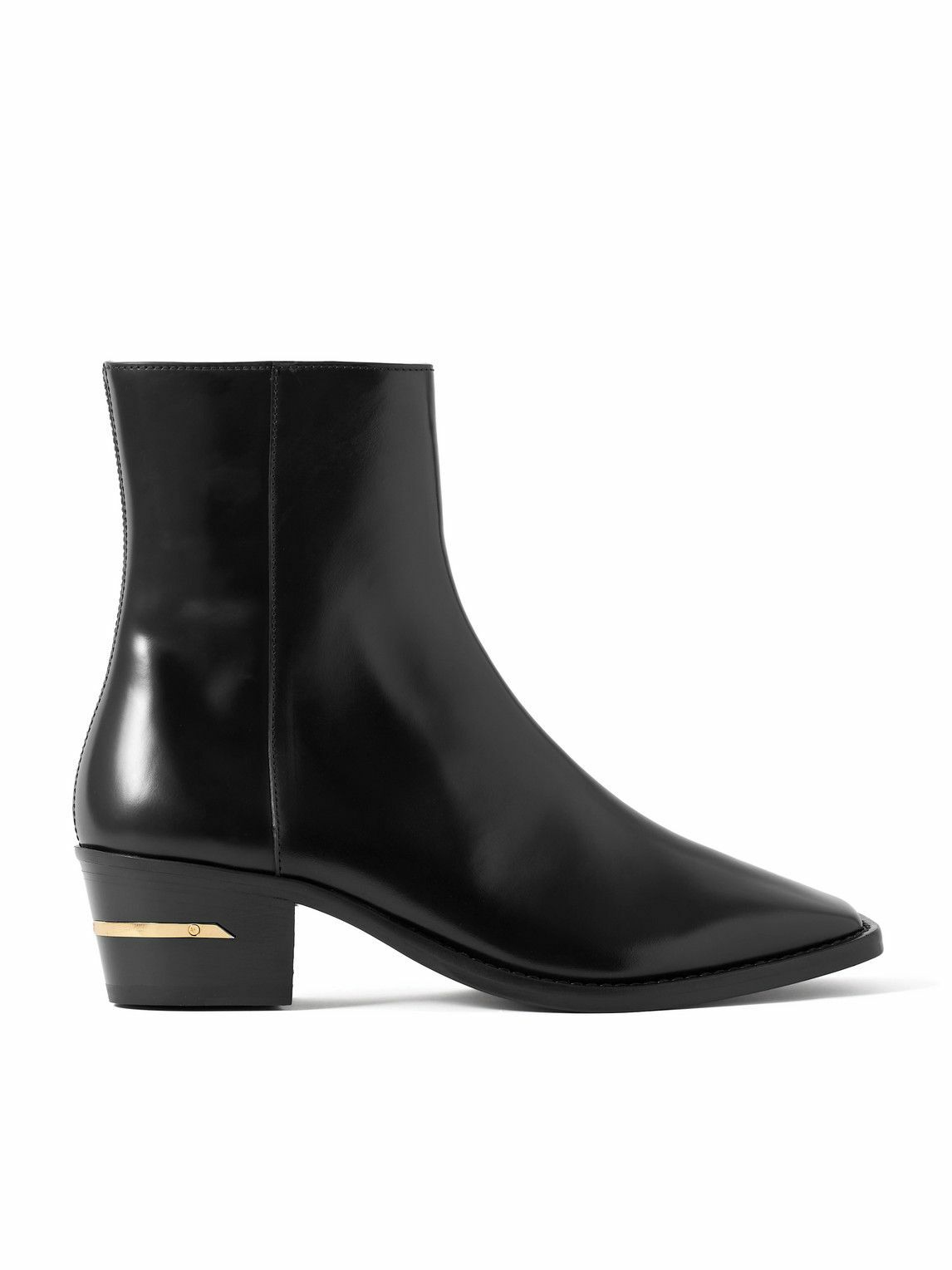 Amiri Black Suede Skinny Stack Boots Amiri