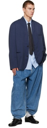 Hed Mayner Bue Pleated Jeans