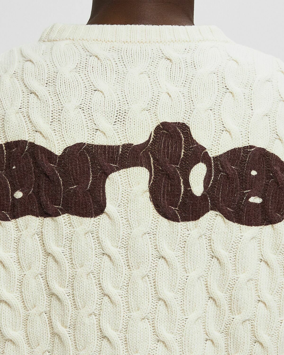 Arte Antwerp Arte Knit Sweater Beige Mens Pullover
