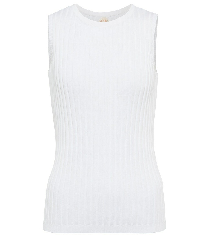 Photo: Jardin des Orangers Ribbed-knit cotton and silk tank top