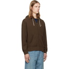 Polo Ralph Lauren Brown Fleece Full-Zip Hoodie
