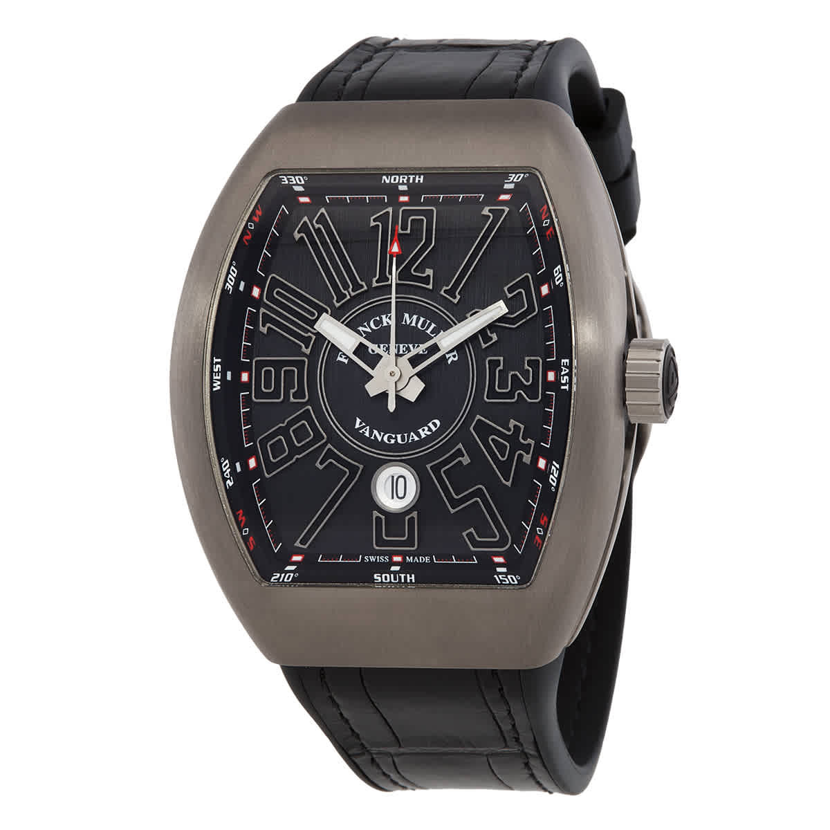 Franck Muller Vanguard Automatic Black Dial Mens Watch 45SCTTBRNRBLKWH