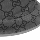 Gucci Men's GG Ripstop Bucket Hat in Graphite