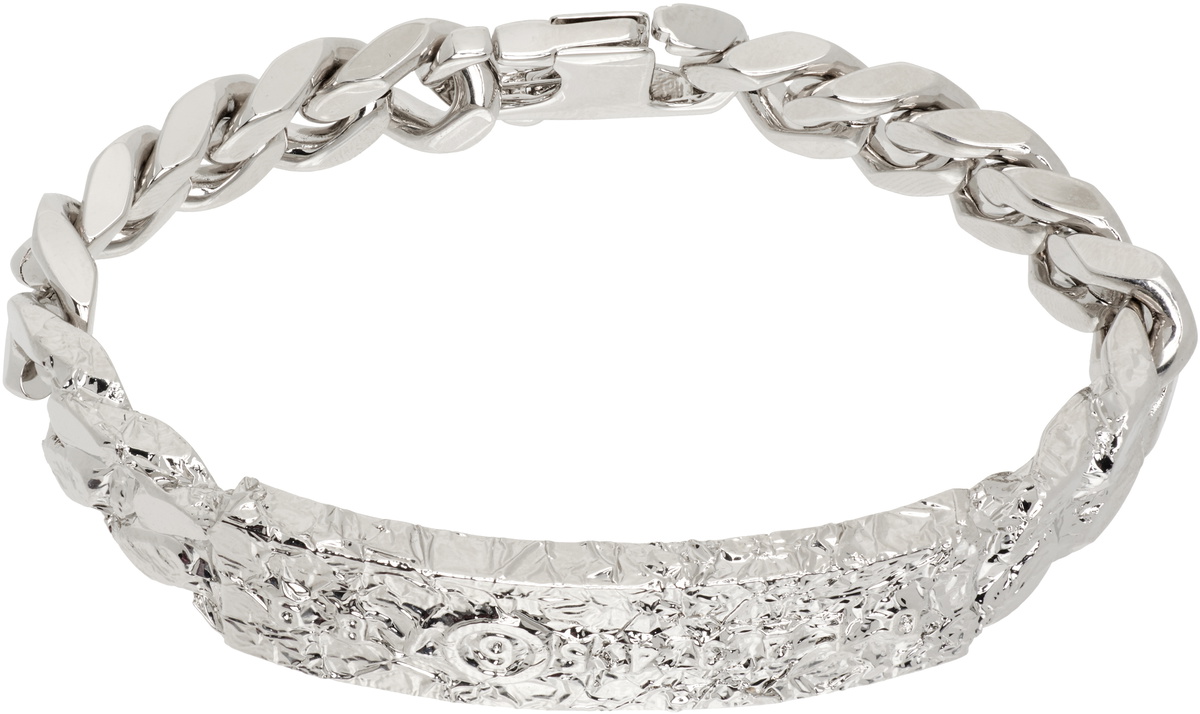 MM6 Maison Margiela Silver Classic Chain Bracelet MM6 Maison Margiela