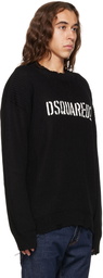 Dsquared2 Black Print Sweater