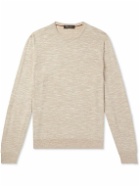 Loro Piana - Linen and Silk-Blend Sweater - Neutrals