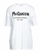 Mcqueen Womens T-shirt in Off white