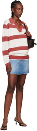 Holzweiler Blue A-Line Denim Miniskirt