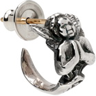Yohji Yamamoto Silver Angel Dagger Single Earring