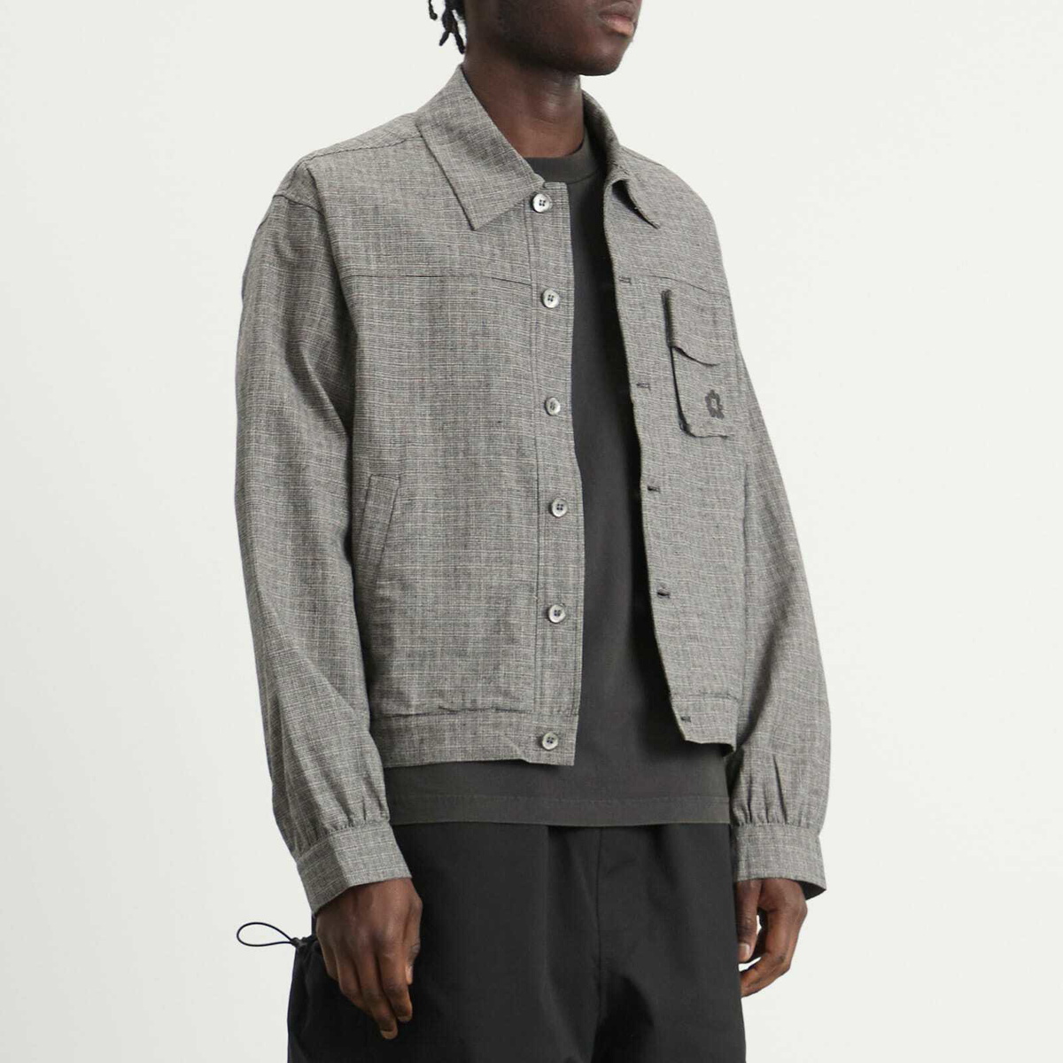 Gander Men's Pennine Shirt in Speckled Black