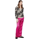 Dries Van Noten Pink Viscose Trousers