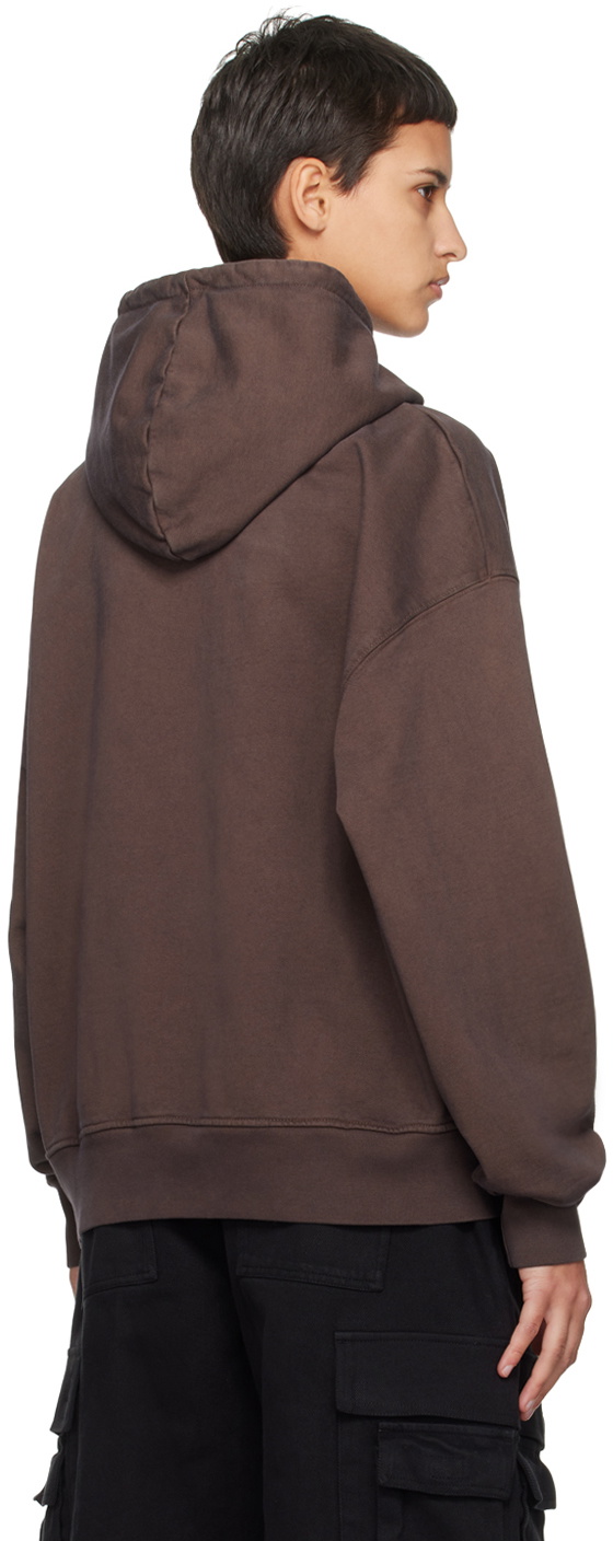 (di)vision Brown Embroidered Hoodie