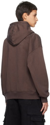 (di)vision Brown Embroidered Hoodie