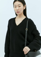 TOTEME T-Lock Leather Clutch
