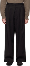 UMA WANG Black Bolsorano Polky Pants