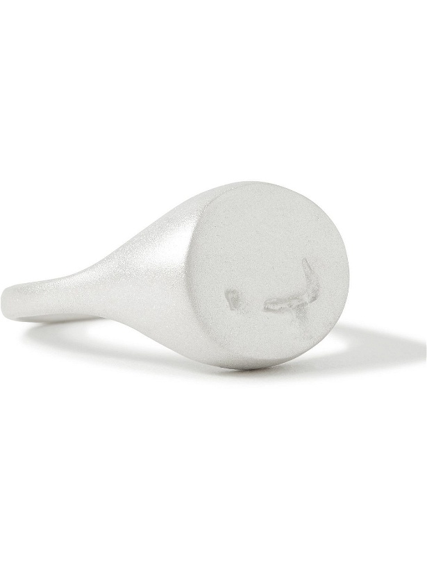 Photo: Pearls Before Swine - Silver Signet Ring - Silver