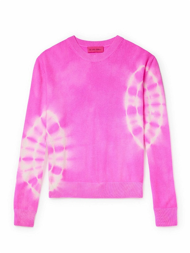 Photo: The Elder Statesman - Spiralcity Tranquility Tie-Dyed Cashmere Sweater - Pink