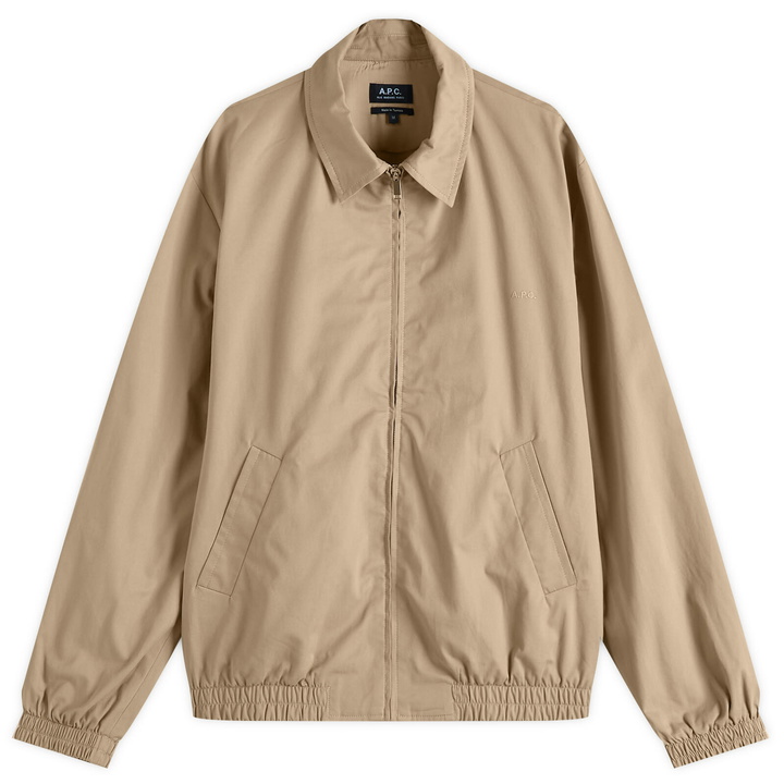 Photo: A.P.C. Men's Gilbert Gaberdine Jacket in Beige