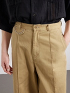 KAPITAL - Boogie Day Straight-Leg Panelled Cotton-Twill Trousers - Neutrals