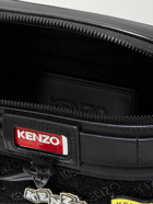 KENZO - Jungle Logo-Appliquéd Leather Belt Bag