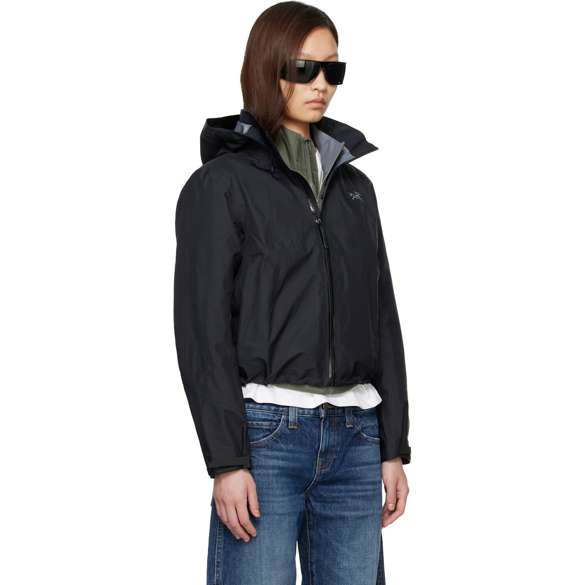 Arc'teryx Black Naya Cropped Jacket