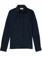 Purdey - Organic Cotton-Needlecord Shirt - Blue