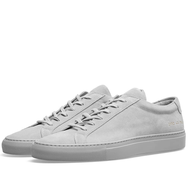 Photo: Common Projects Original Achilles Low Suede Light Grey