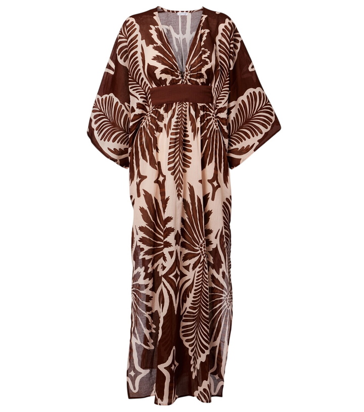 Photo: Poupette St Barth Sol printed cotton muslin kaftan