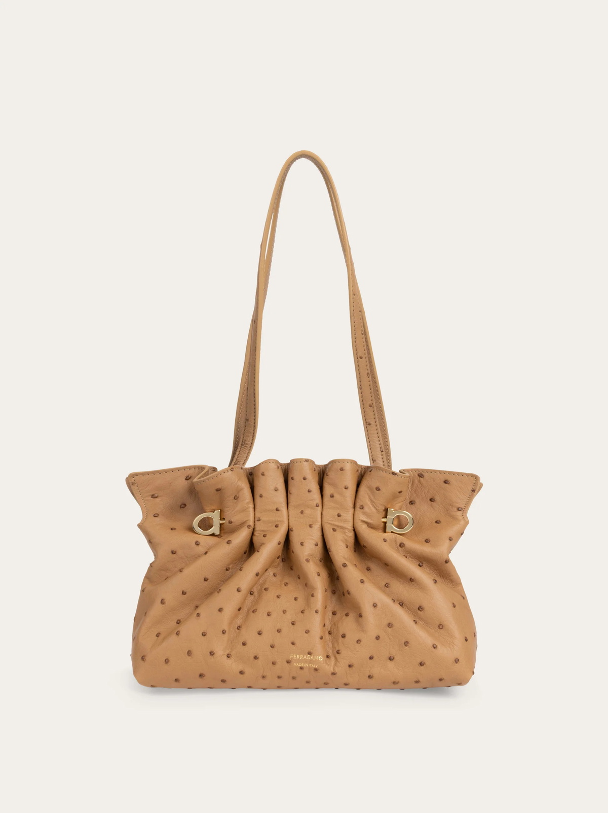 Ferragamo Womens Ferragamo Soft-bag (S) in Brown