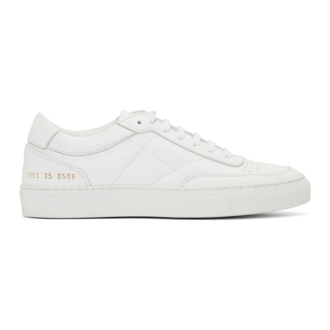 Photo: Woman by Common Projects White Resort Classic Sneakers