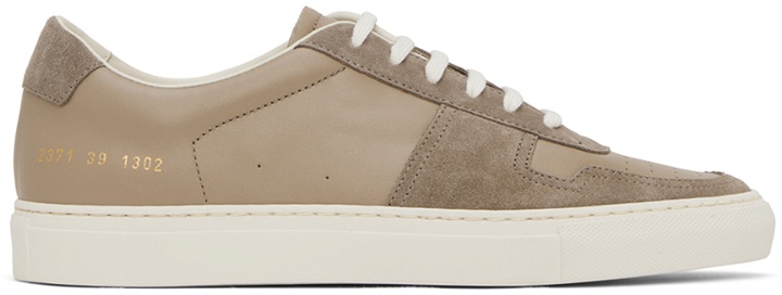 Photo: Common Projects Taupe BBall Summer Sneakers