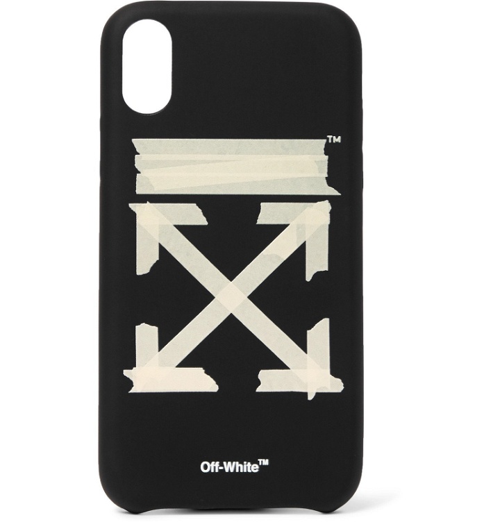 Photo: Off-White - Logo-Print iPhone XR Case - Black