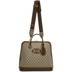 Gucci Beige Gucci 1955 Horsebit Top Handle Tote