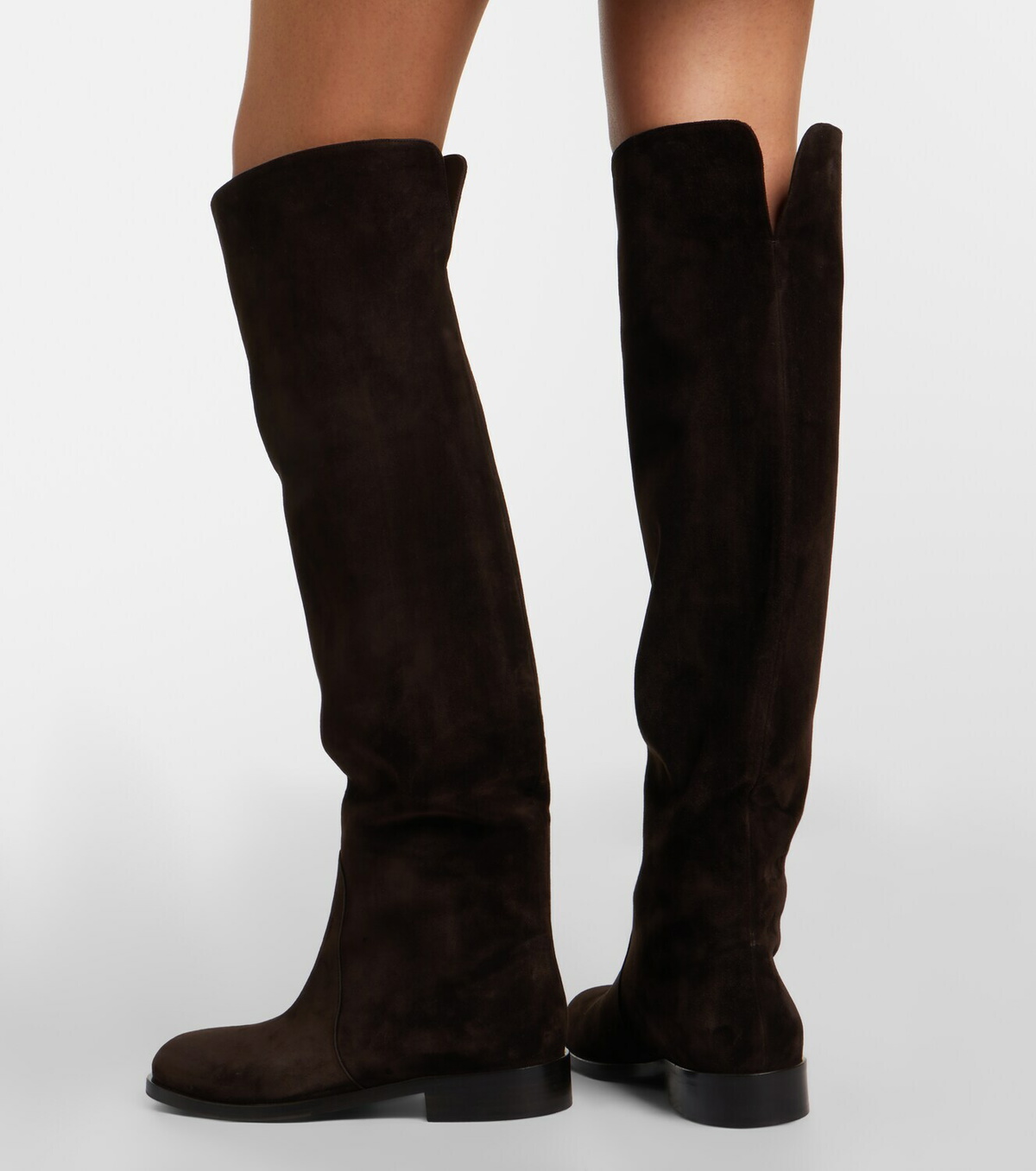 Gianvito Rossi Zayne suede knee-high boots