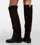 Gianvito Rossi Zayne suede knee-high boots