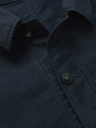 nanamica - Hybrid CPO Brushed Cotton Jacket - Blue