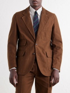 Drake's - Mk. IV Cotton-Moleskin Blazer - Brown