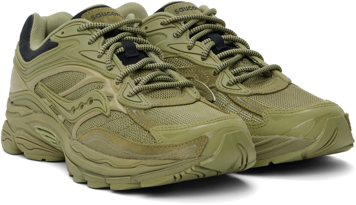 Saucony Khaki ProGrid Omni 9 Armor Sneakers Saucony display picture 2
