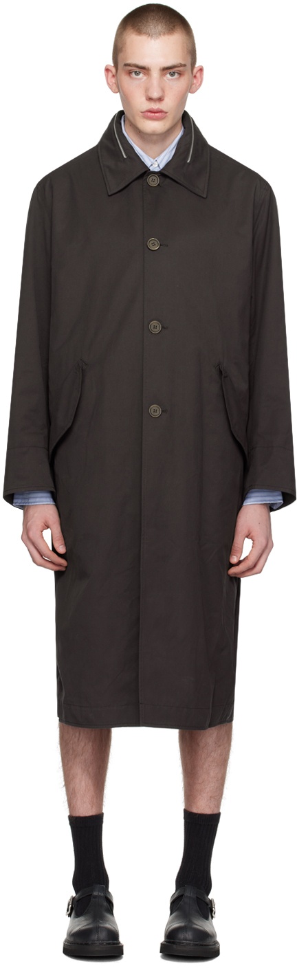 Photo: Our Legacy Brown Emerge Coat