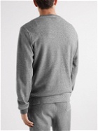 Oliver Spencer Loungewear - Ribbed Recycled Cotton-Jersey Sweatshirt - Gray