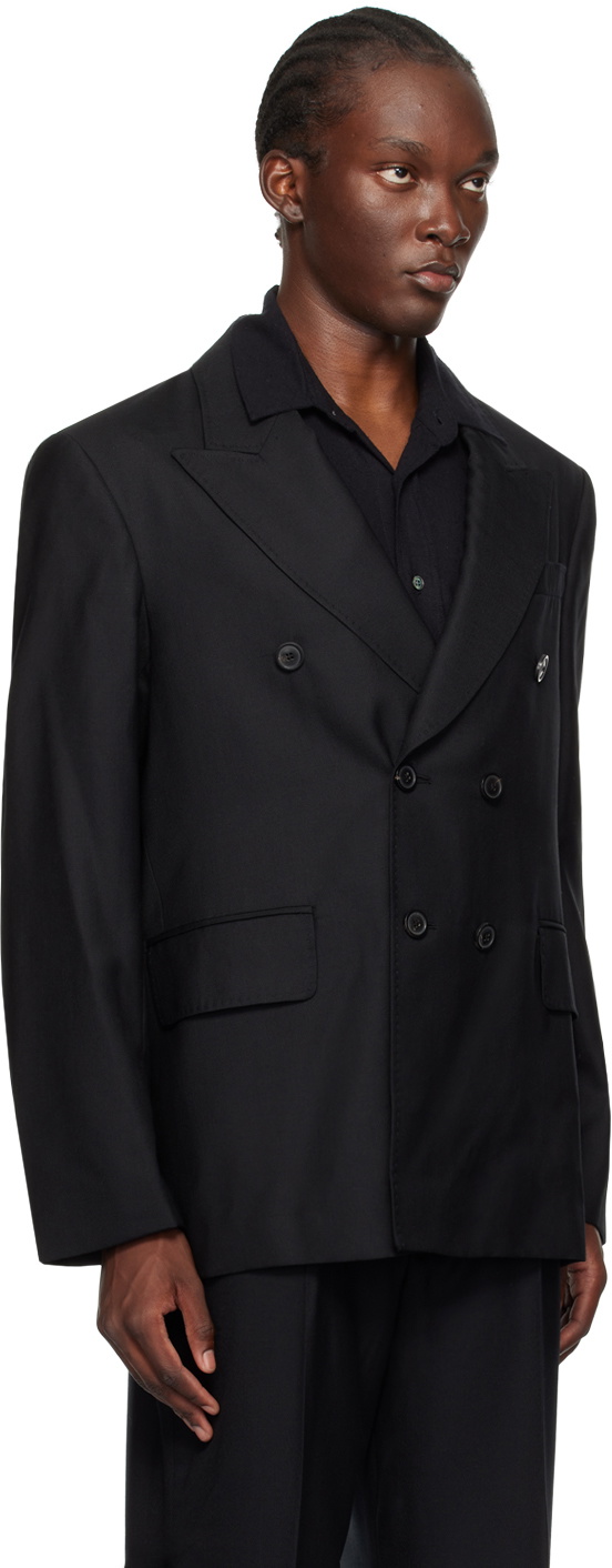 OUR LEGACY Black Unconstructed DB Blazer Our Legacy