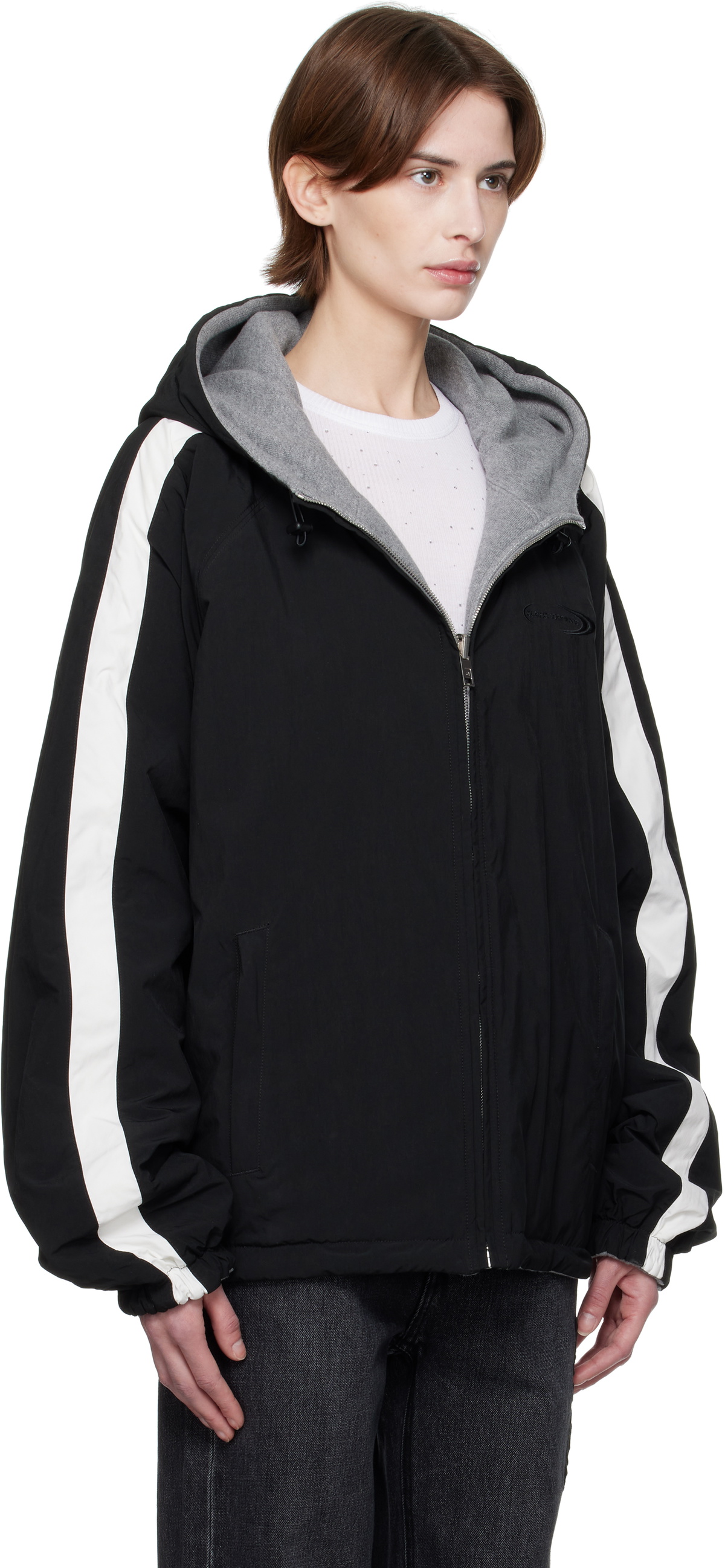 【ALEXANDER WANG】REVERSIBLE HOODIE S ALEXANDER WANG】REVERSIBLE RAGLAN HOODIE - メルカリ