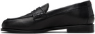 Aeyde Black Oscar Leather Loafers