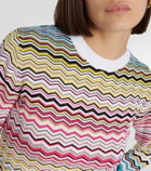 Missoni - Zig-zag knit cotton-blend sweater