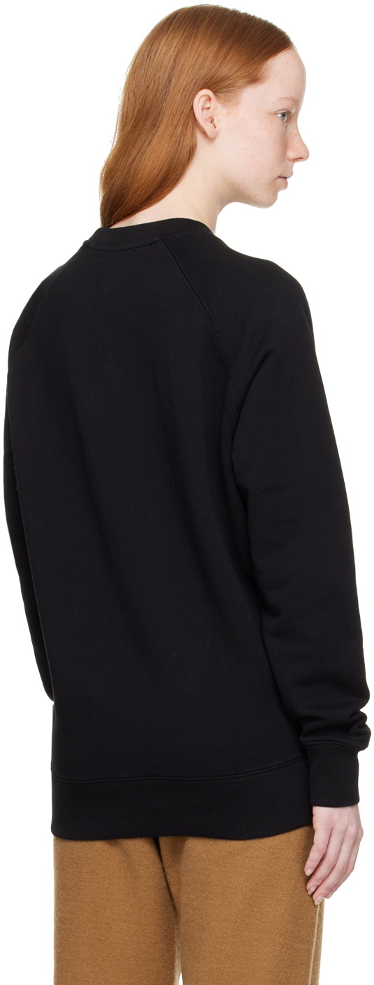 Maison Kitsuné Black 'Cafe Kitsune' Sweatshirt