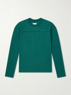 Drake's - 77 Appliquéd Cotton-Jersey T-Shirt - Green