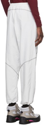 Saul Nash White Tech Coverstitch Air Lounge Pants