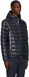 Moncler Navy Down Galion Puffer Jacket