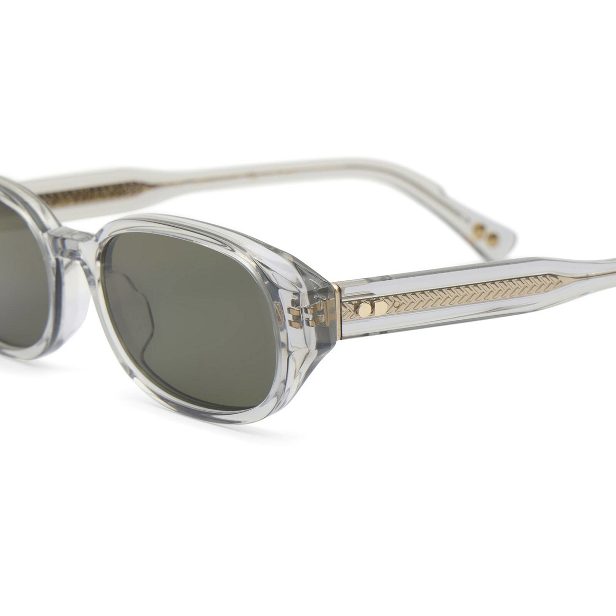 Oscar Deen Pellerin Sunglasses in Crystal/Moss 